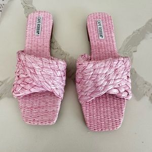 Cape Robbin YOLA Woven Sandals Slides